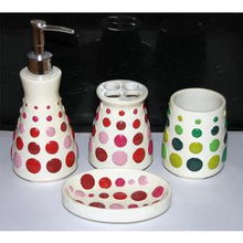 廠家直銷歐式衛浴四件套 樹脂工藝品JBC09，提升浴室格調